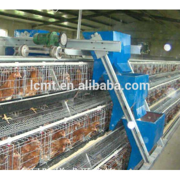 Cages de volaille de couche de 3 couches pour la ferme de poulet de zambia